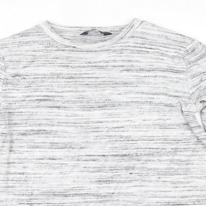 Womens UK Size 8 Marks and Spencer Grey Basic Blouse