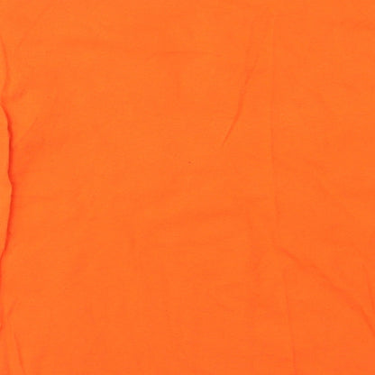 Gildan Boys Orange   Basic T-Shirt Size XL