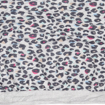 Marks and Spencer Girls Multicoloured Animal Print  Pullover Jumper Size 14 Years