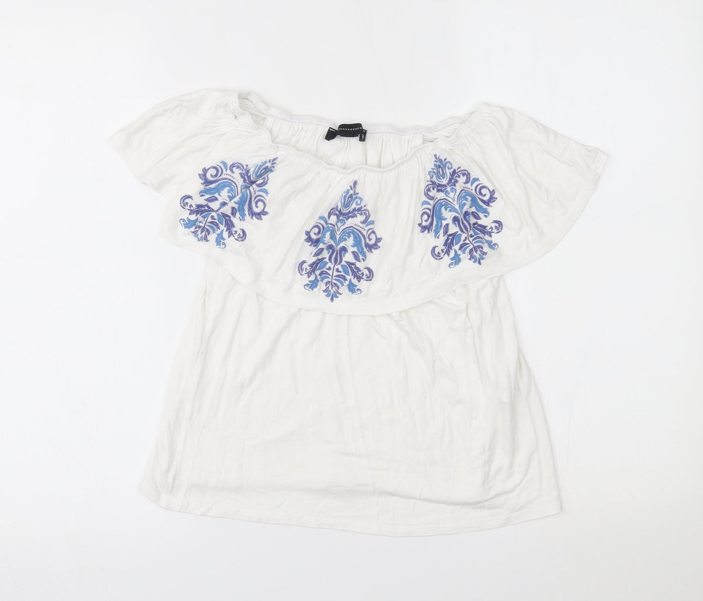 Primark Womens White   Basic Blouse Size 6