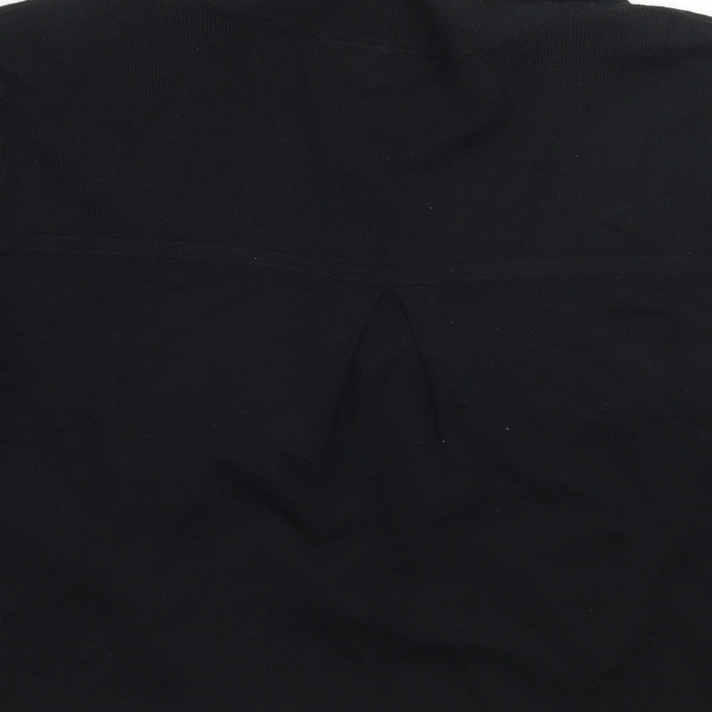 Womens UK Size M Wallis Black Cardigan Jumper