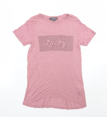 Primark Womens Pink   Basic T-Shirt Size 8