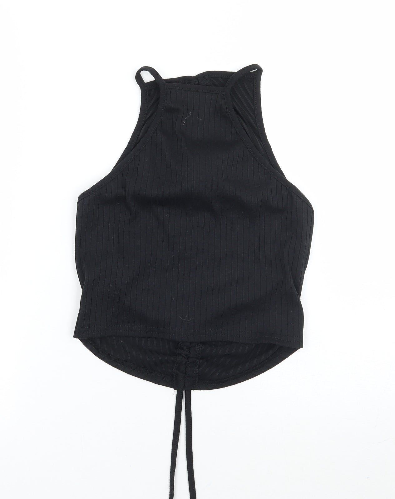 Womens UK Size 6 Missguided Black Basic Tank