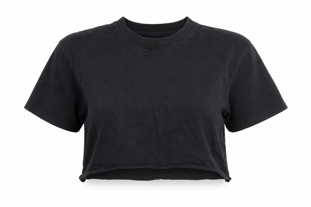 Womens UK Size XS Topshop Grey Basic T-Shirt