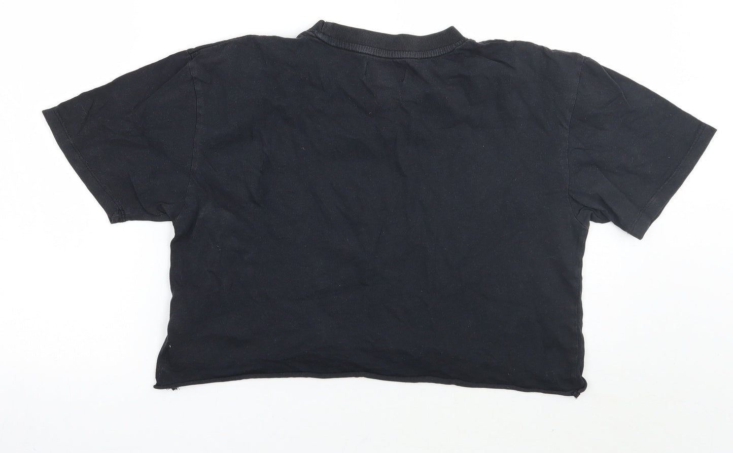 Womens UK Size XS Topshop Grey Basic T-Shirt