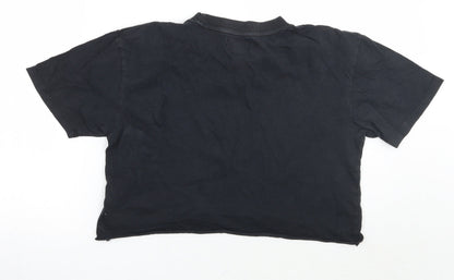 Womens UK Size XS Topshop Grey Basic T-Shirt
