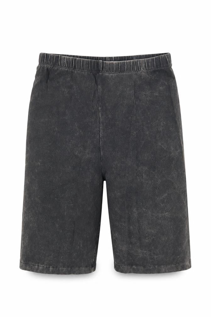 Front view of Tiopshop women’s grey sweat shorts, size UK 6