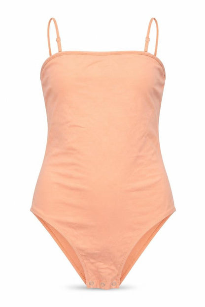 Womens UK Size 10 Primark One-Piece Orange Bodysuit