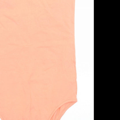 Primark Womens Orange   Bodysuit One-Piece Size 10