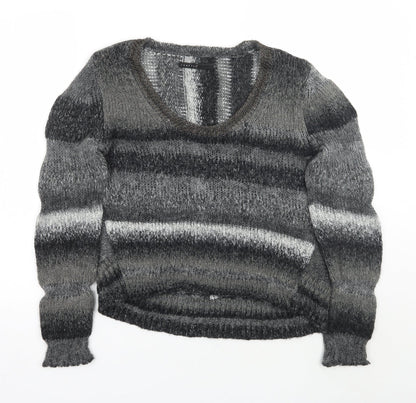Crafted Womens Grey   Pullover Jumper Size 12