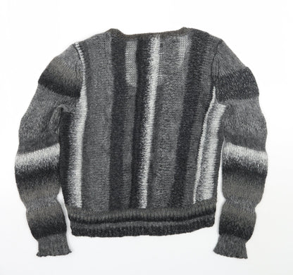 Crafted Womens Grey   Pullover Jumper Size 12