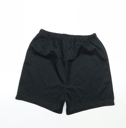 Buk ta  Boys Black Striped  Sweat Shorts Size 14 Years