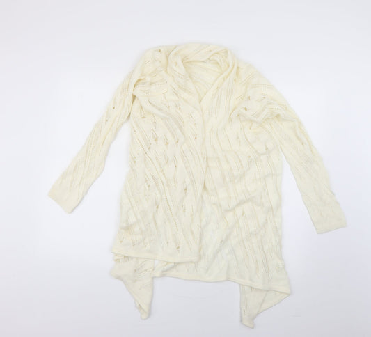 F&F Womens White   Cardigan Jumper Size 12