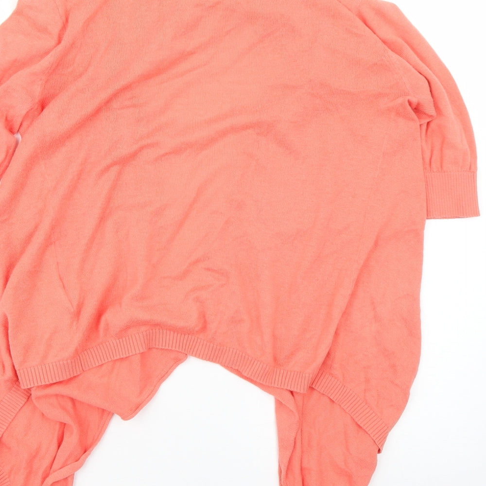 Womens UK Size 8 New Look Orange Cardigan Jumper