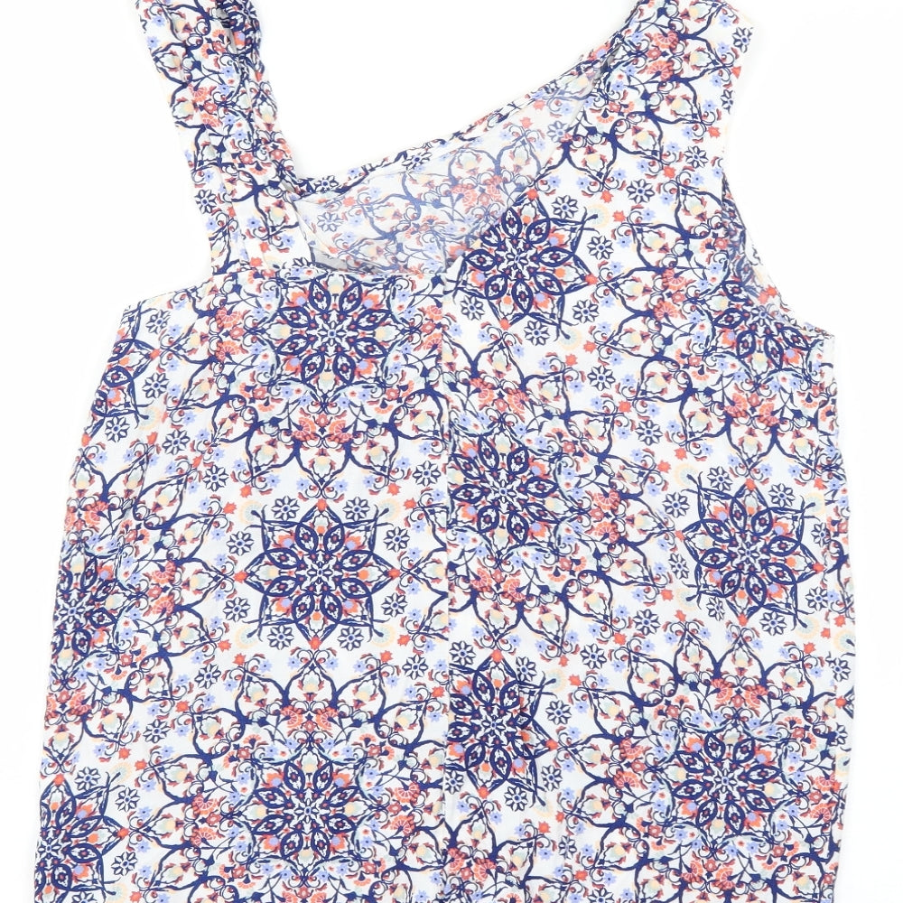 Womens UK Size 10 TU Multicoloured Basic Blouse