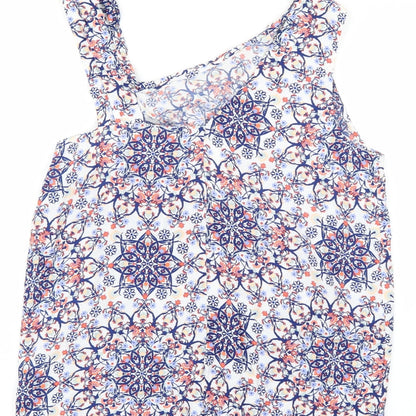 Womens UK Size 10 TU Multicoloured Basic Blouse