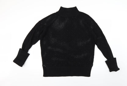 Womens UK Size 14 NEXT Black Pullover Jumper