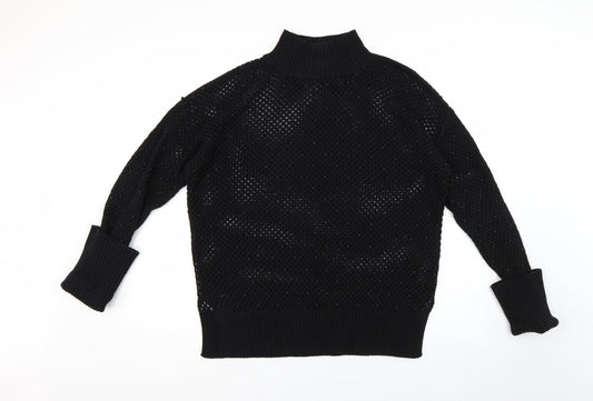 Womens UK Size 14 NEXT Black Pullover Jumper