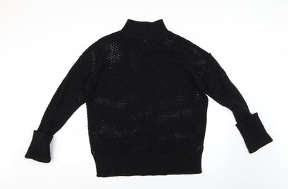 Womens UK Size 14 NEXT Black Pullover Jumper