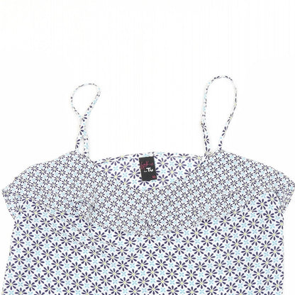 Womens UK Size 10 TU Multicoloured Basic Blouse