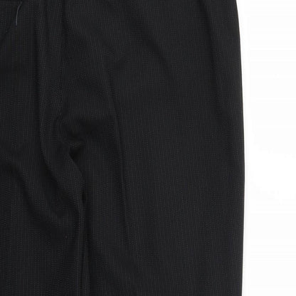 F&F Womens Black Striped  Trousers  Size 18 L25 in