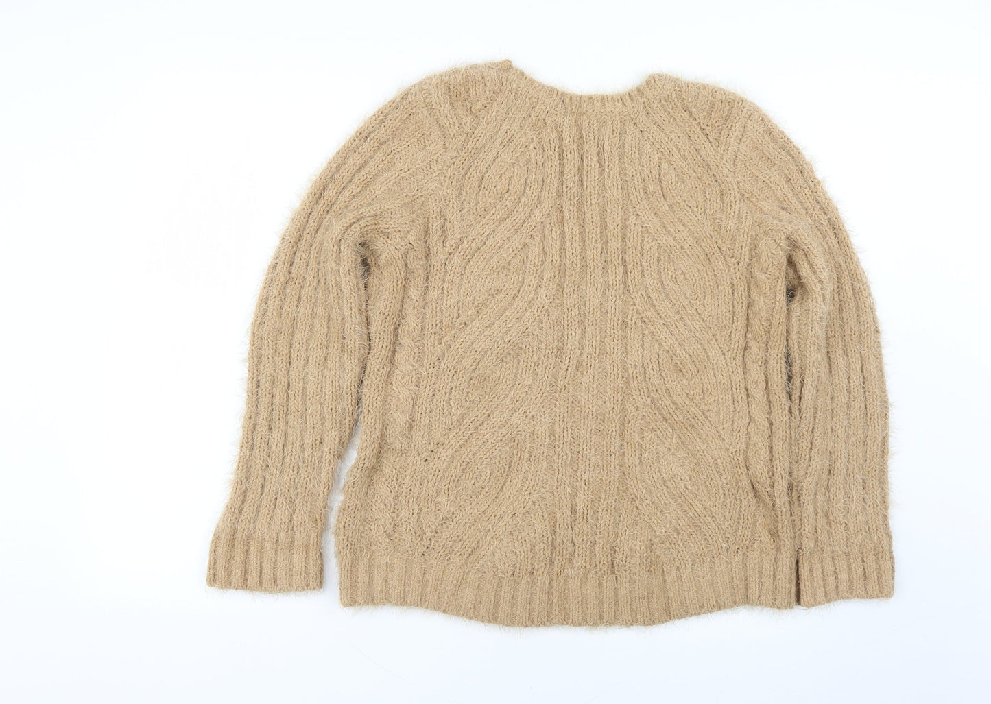 Womens UK Size M Marks and Spencer Brown Pullover Jumper