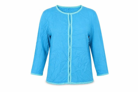 Womens UK Size 12 bay Blue Cardigan Jumper