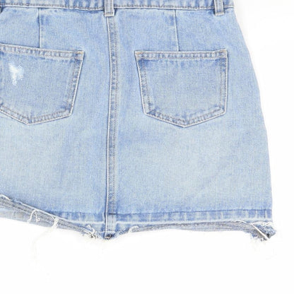Candy Couture Girls Blue  Denim Mini Skirt Size 9 Years