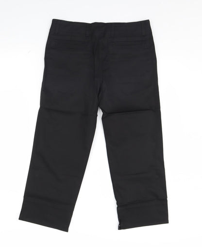 woose Womens Black   Trousers  Size 12 L23 in