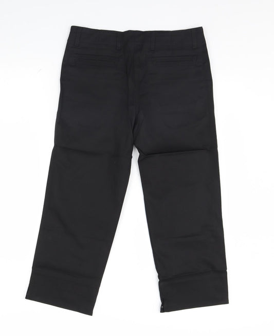 woose Womens Black   Trousers  Size 12 L23 in