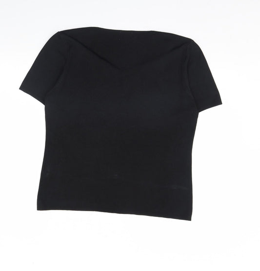 Womens UK Size M Roman Black Pullover Jumper