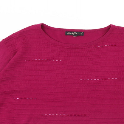 Mind Flower Womens Pink   Pullover Jumper Size L