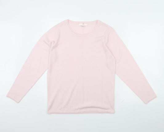 Womens UK Size 12 Julipa Pink Pullover Jumper