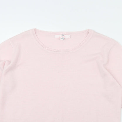 Womens UK Size 12 Julipa Pink Pullover Jumper