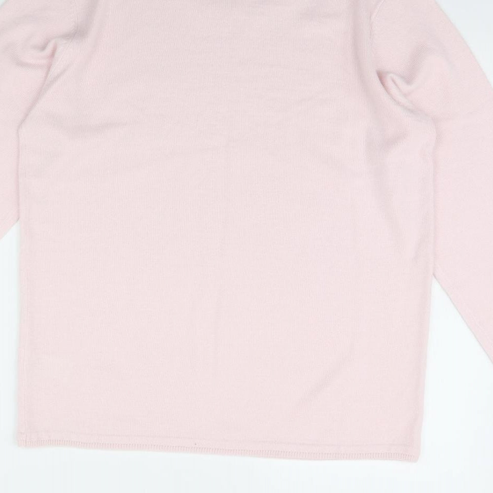 Womens UK Size 12 Julipa Pink Pullover Jumper