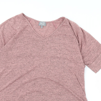 Womens UK Size L Lottie Loves Pink Pullover Jumper