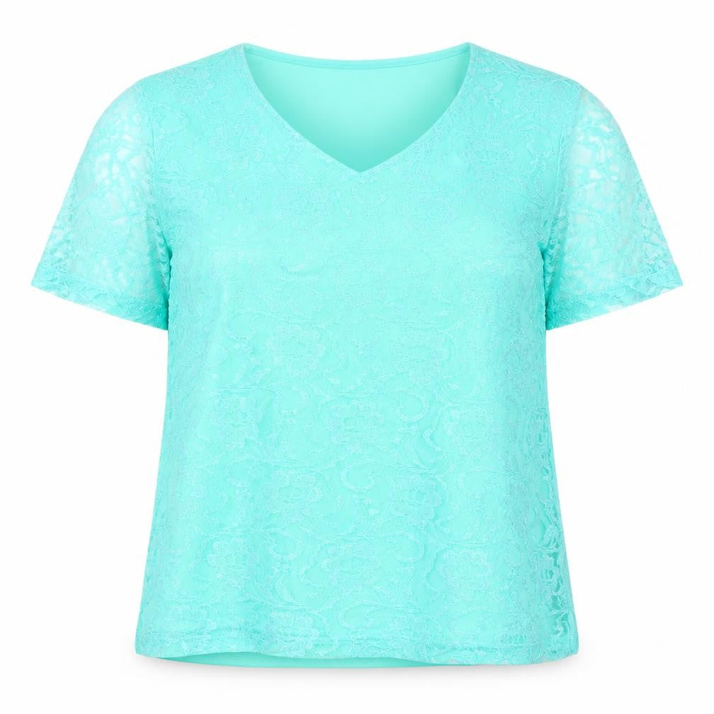 Womens UK Size 14 Damart Green Basic Blouse