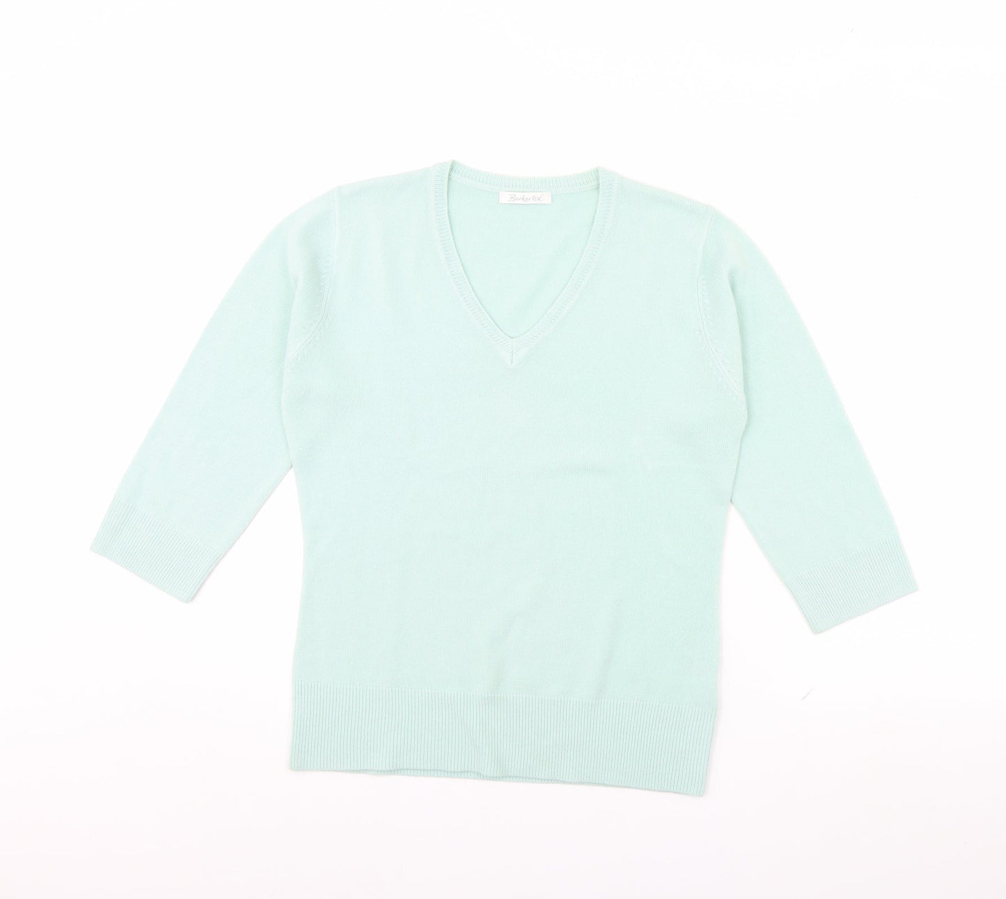 Womens UK Size 12 berketex Green Pullover Jumper