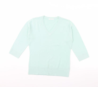 Womens UK Size 12 berketex Green Pullover Jumper