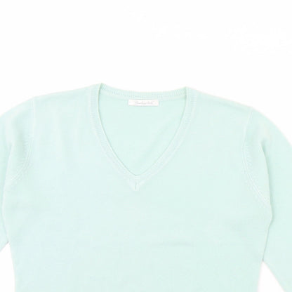 Womens UK Size 12 berketex Green Pullover Jumper