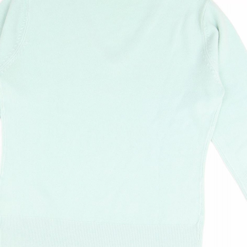 Womens UK Size 12 berketex Green Pullover Jumper