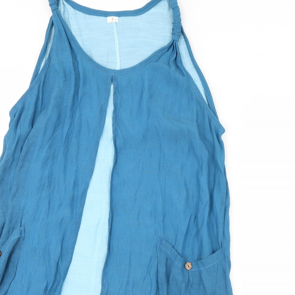 Preworn Womens Blue   Fit & Flare  Size S