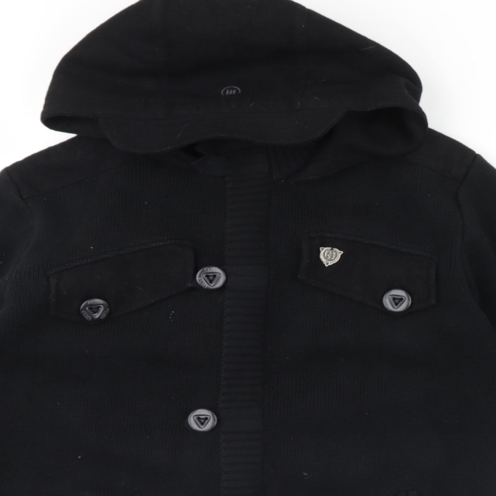 Mens UK Size M Preworn Black Jacket