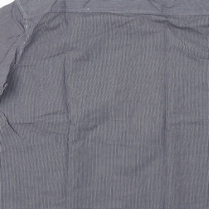 Topman Mens Blue Striped   Button-Up Size M