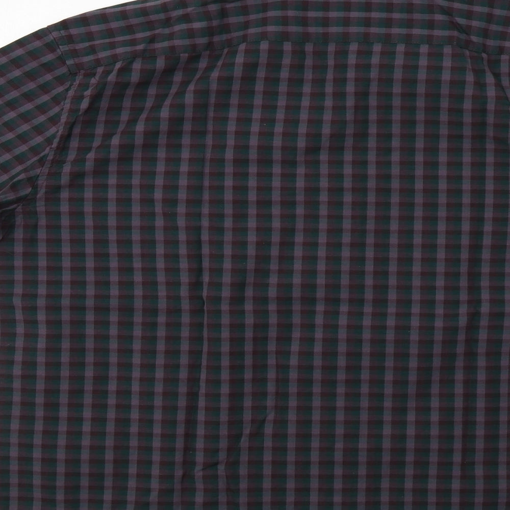 Mens UK Size M Gap Purple  Button-Up Long Sleeve Casual Shirt
