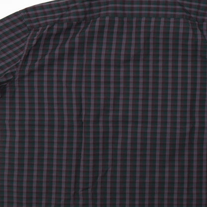Mens UK Size M Gap Purple  Button-Up Long Sleeve Casual Shirt