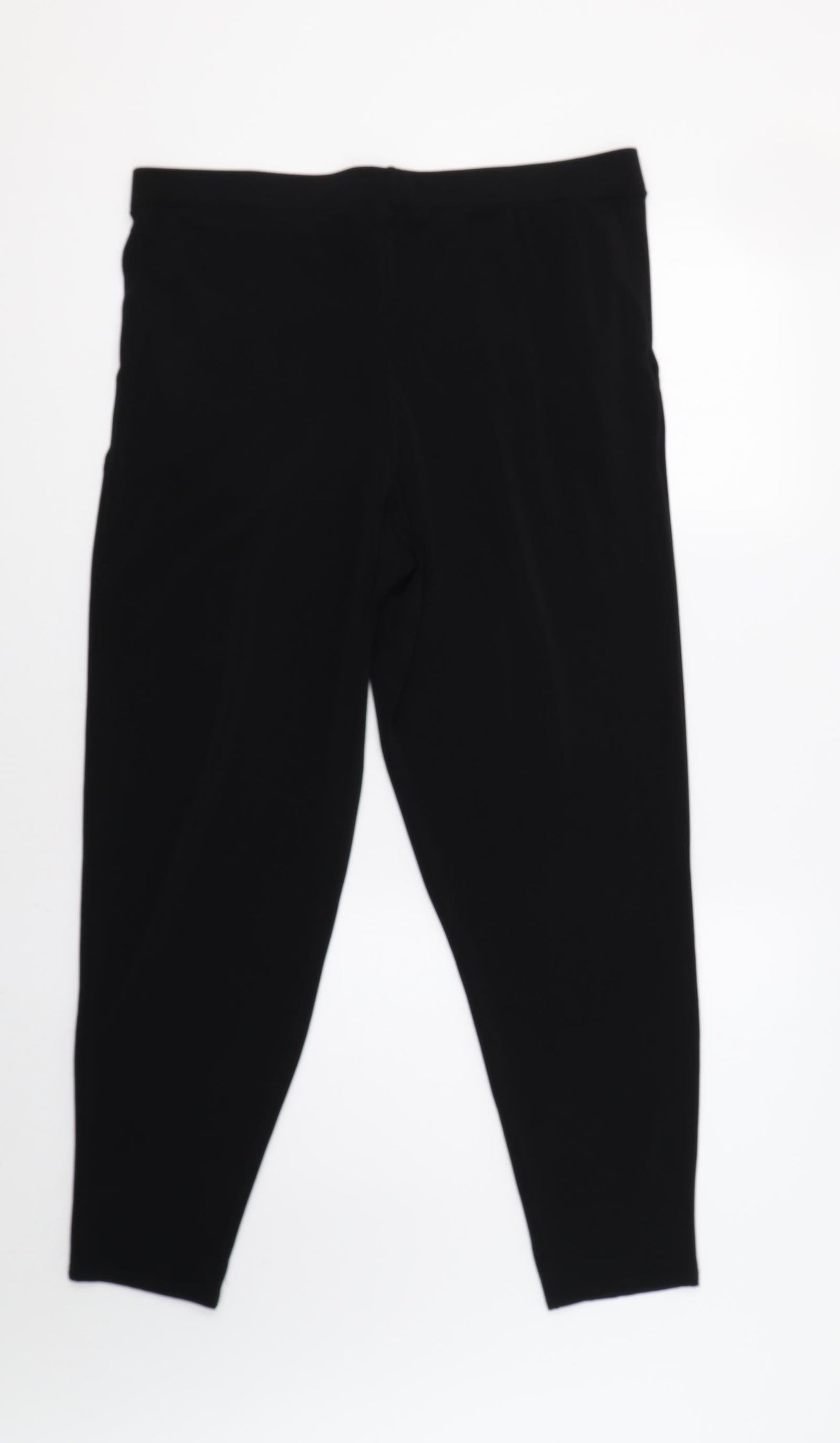 Womens UK Size 14 Cmd Regular Fit Jogger Black Trousers