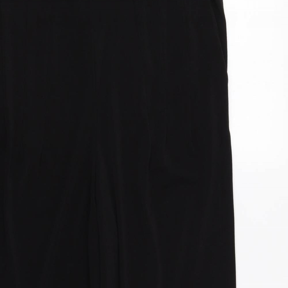 Womens UK Size 14 Cmd Regular Fit Jogger Black Trousers