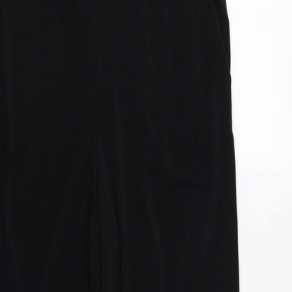 Womens UK Size 14 Cmd Regular Fit Jogger Black Trousers
