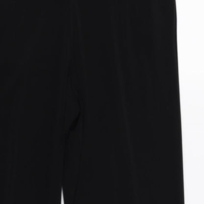Womens UK Size 14 Cmd Regular Fit Jogger Black Trousers